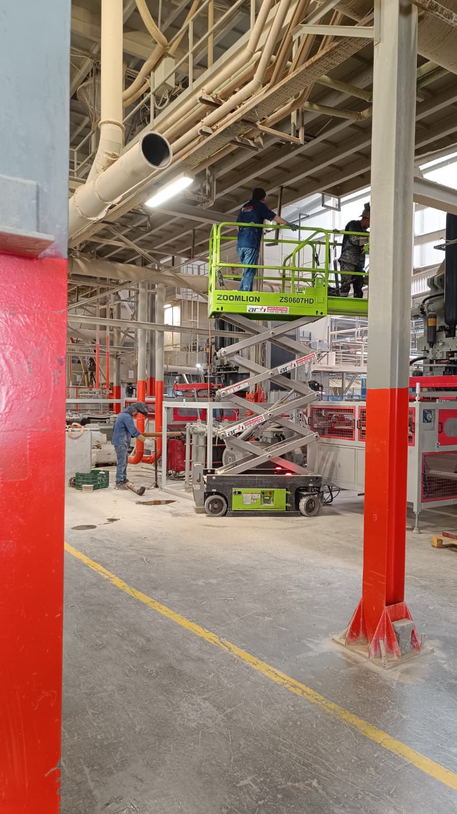 Tuzla Manlift Kiralama — Artı Platform saha çalışması