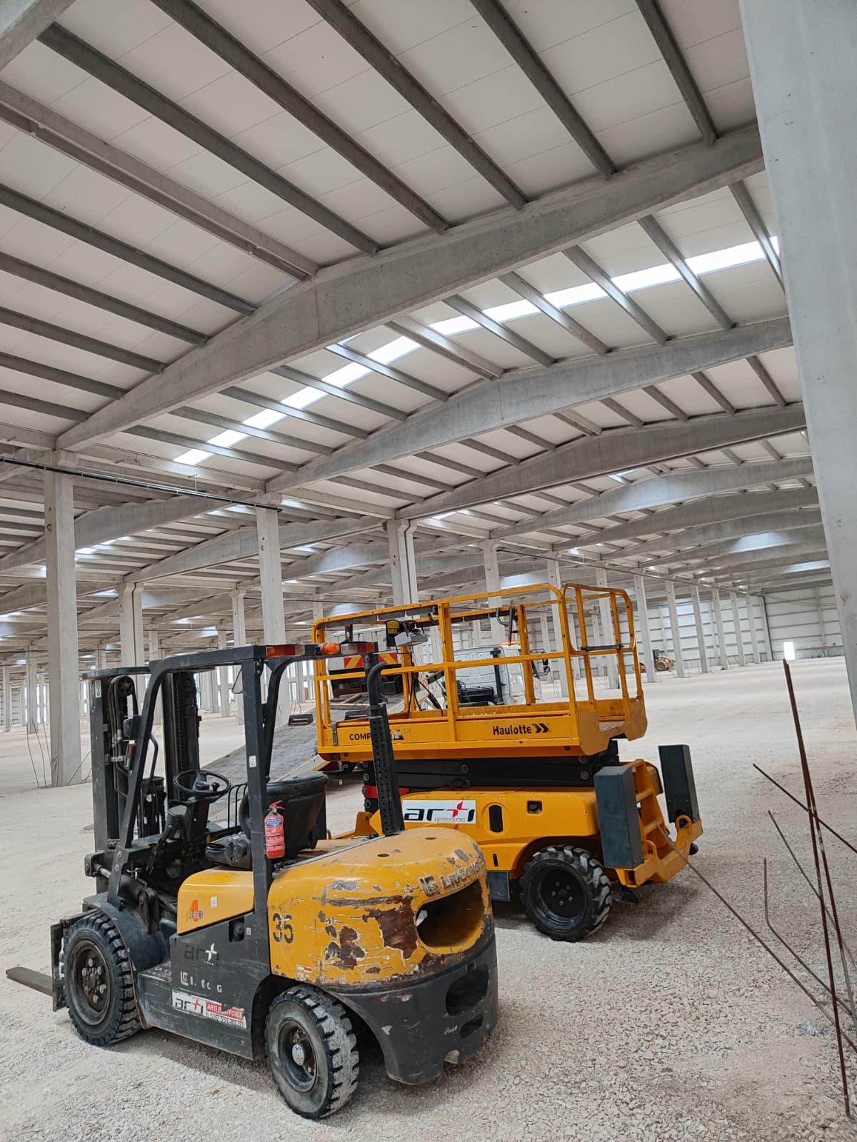 İstanbul Telehandler Kiralama — Artı Platform saha çalışması
